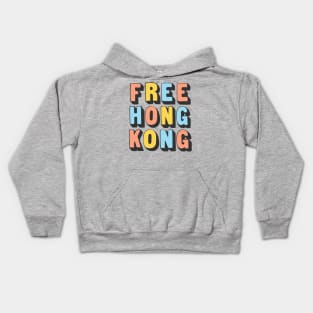 Free Hong Kong  #hongkongprotests Kids Hoodie